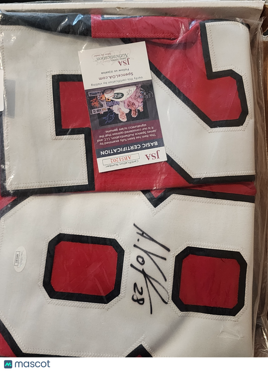 Anton Volchenkov New Jersey Devils Signed Hockey XL w/Cert