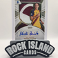 Nicolo Zaniolo 2021-22 Panini Crown Royale Silhouettes Auto 03/10 Patch