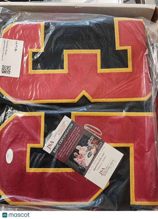 Christian Okoye Kansas City Chiefs Signed Football Jersey XL