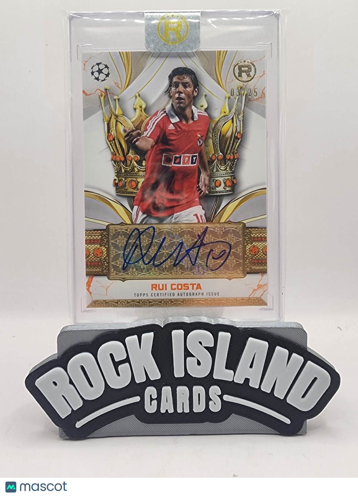 Rui Costa 2025 Topps Reverence UEFA #CLA-RC Crowned Legend /25