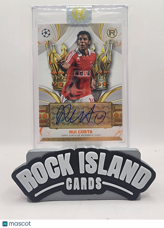 Rui Costa 2025 Topps Reverence UEFA #CLA-RC Crowned Legend /25
