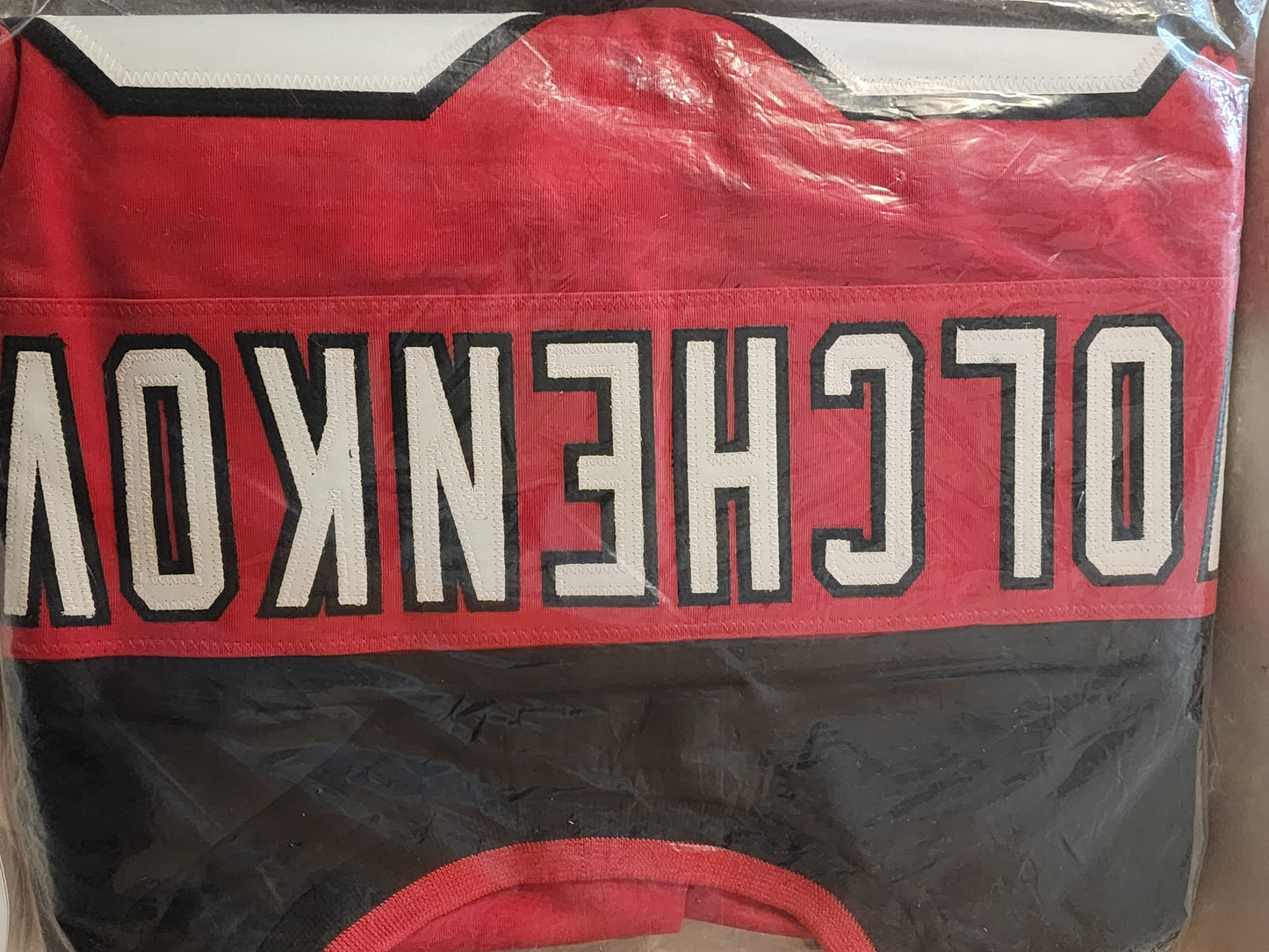 Anton Volchenkov New Jersey Devils Signed Hockey XL w/Cert