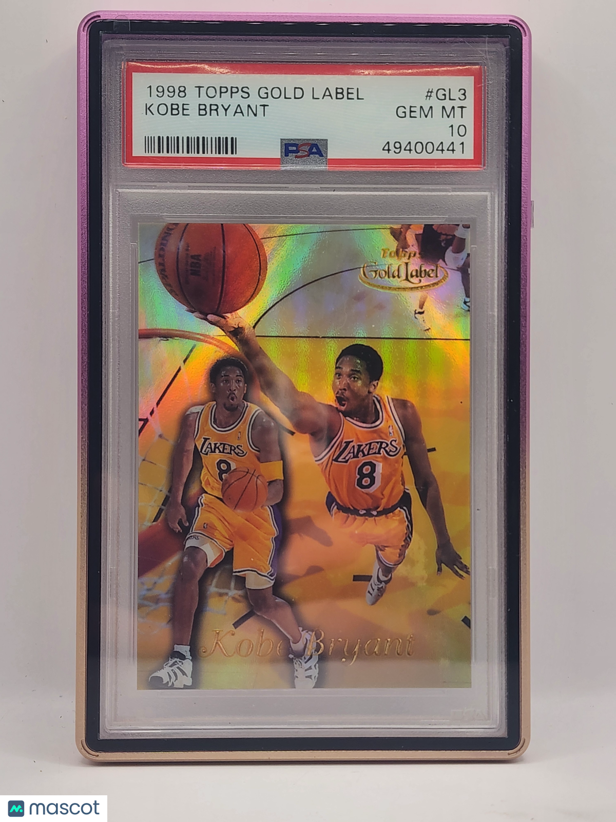 Kobe Bryant 1998 Topps Gold Label #GL3 Low Pop PSA 10