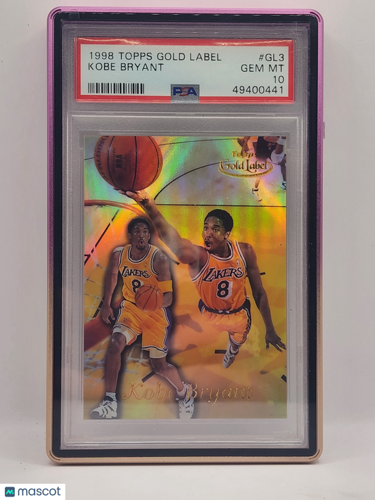 Kobe Bryant 1998 Topps Gold Label #GL3 Low Pop PSA 10