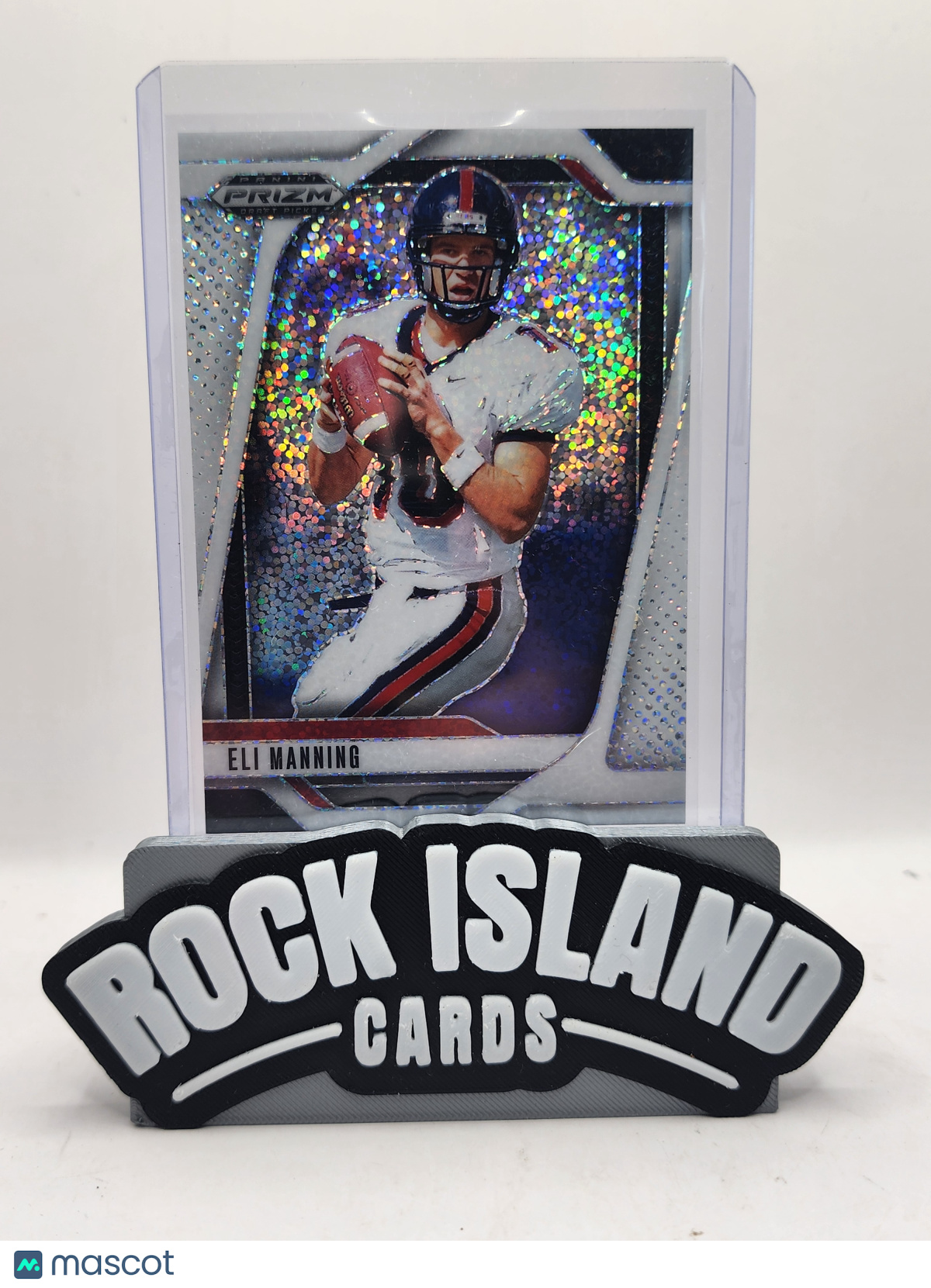 Eli Manning 2025 Panini Prizm Draft Picks #189 White Sparkle Prizm Short Print