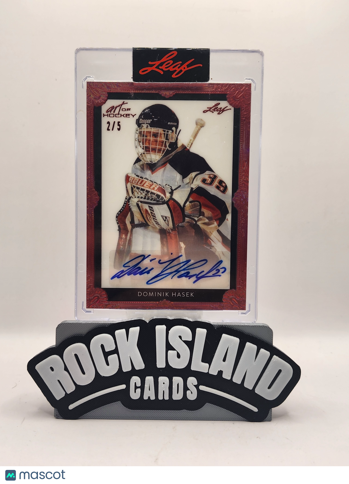 Dominik Hasek 2022 Leaf Art of Hockey #BA-DH1 Bronze 2/5