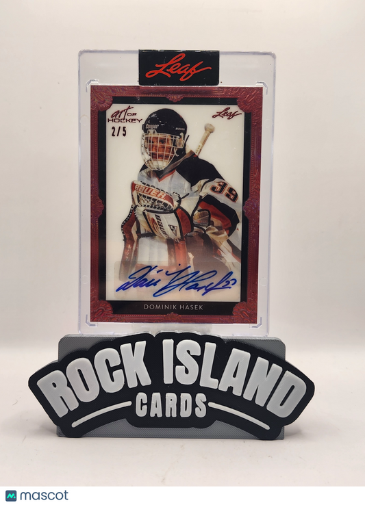 Dominik Hasek 2022 Leaf Art of Hockey #BA-DH1 Bronze 2/5