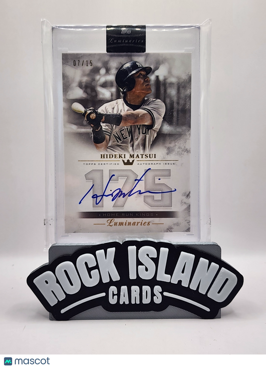 2018 Topps Luminaries Hideki Matsui #HRK-MMA Serial Numbered