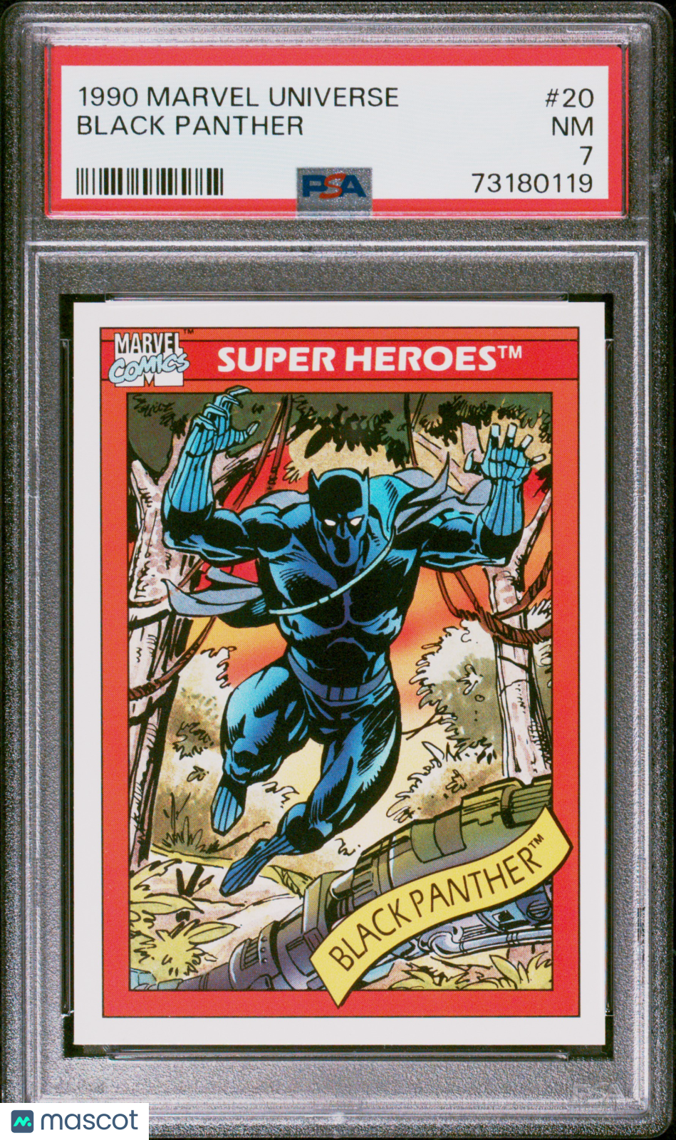1990 Marvel Universe Black Panther #20 PSA 7