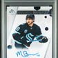 Matty Beniers 2022 Upper Deck SP Authentic #103 Future Watch Auto RC /999 PSA 8