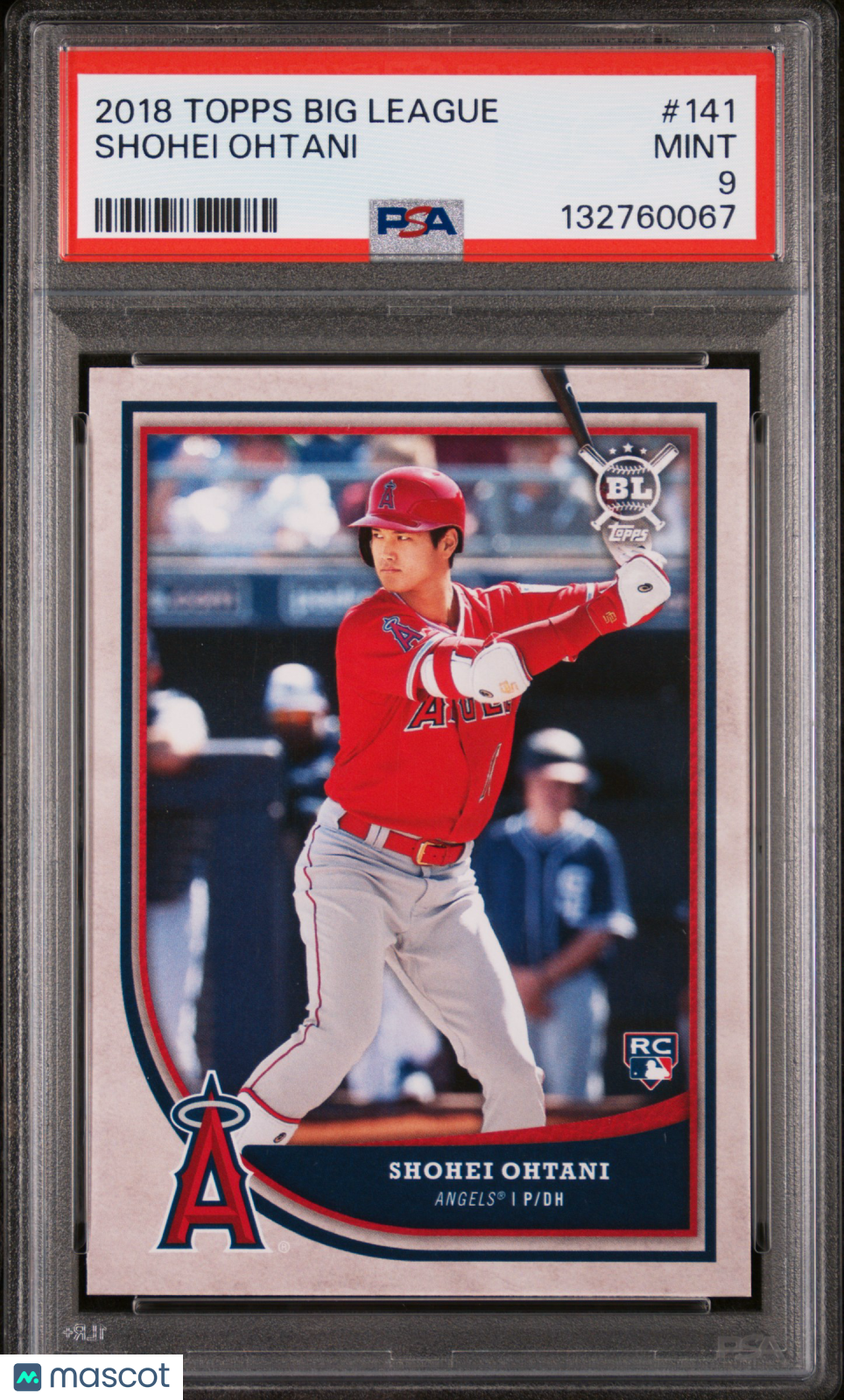 Shohei Ohtani 2018 Topps Big League #141 Rookie PSA 9
