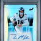Tanner Mckee 2024 Panini Prizm Deca Signatures #STME Silver PSA 9