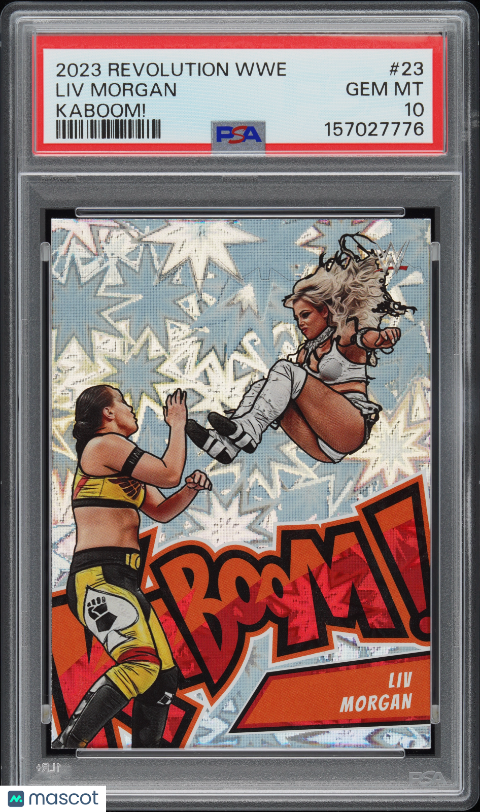 LIV Morgan 2023 Panini Revolution WWE Kaboom! #23 Low Pop PSA 10