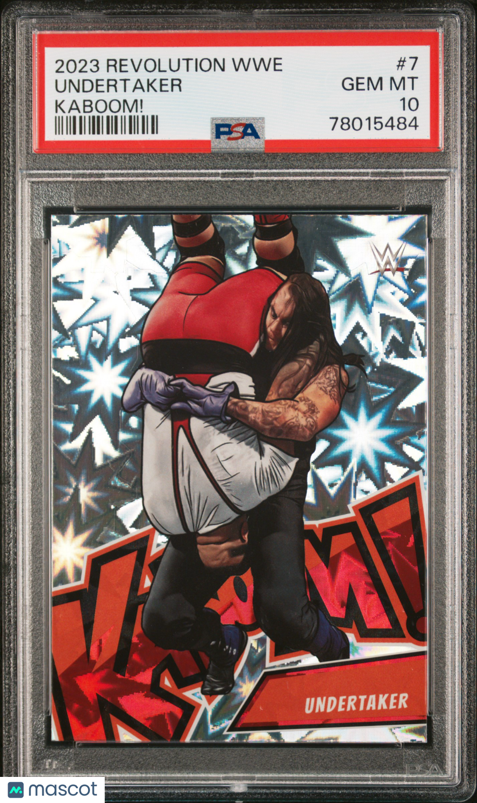 Undertaker 2023 Panini Revolution WWE #7 Kaboom PSA 10