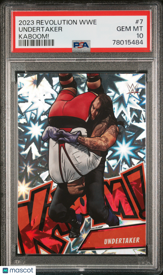 Undertaker 2023 Panini Revolution WWE #7 Kaboom PSA 10