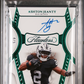 Ashton Jeanty 2025 Panini Flawless Rookie Debut Signatures Emerald 4/5 PSA 9
