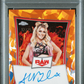 Alexa Bliss 2025 Topps Chrome Sapphire WWE Red Brand Auto Orange /25 PSA 10