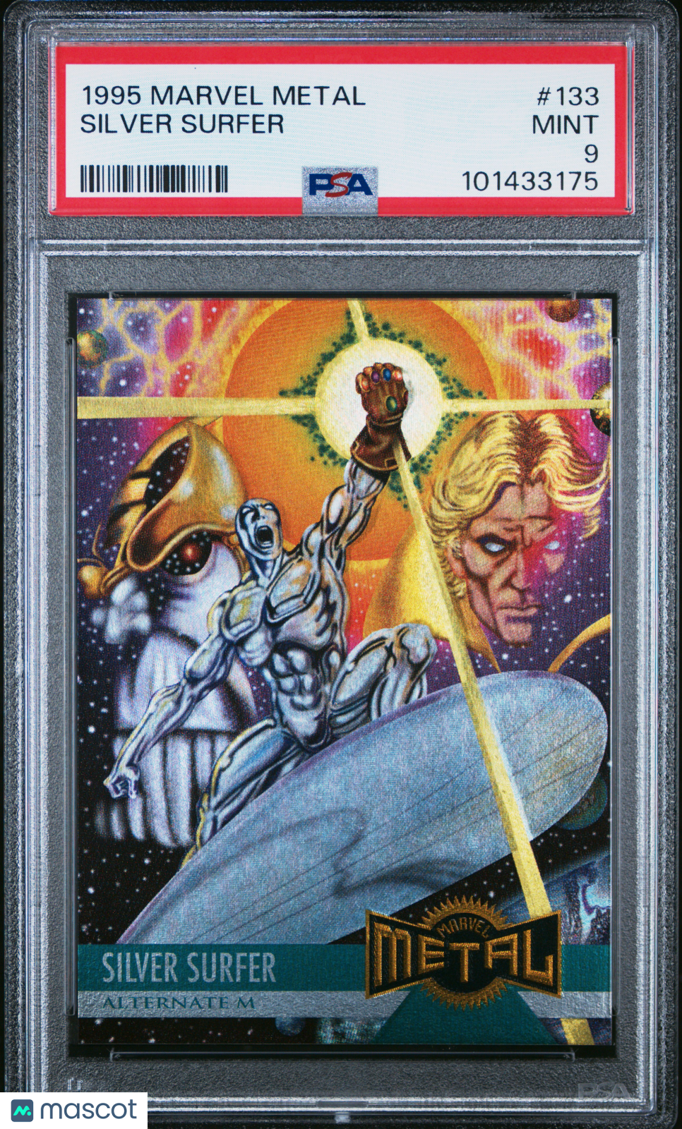 1995 Marvel Metal Silver Surfer #133 PSA 9