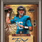 Trevor Lawrence 2023 Wild Card 7 Card Studs Auto  Rnbw Spade Gold 1/1 PSA 10