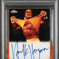 Hulk Hogan 2015 Topps Chrome WWE Autograph PSA 10