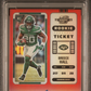 Breece Hall 2022 Panini Contenders Optic #105 Auto Red /149 RC PSA 10 Auto 10
