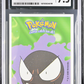 Gastly 2000 Dunkin' Boomer PokeMon Sticker Cards #92 CGC 7.5