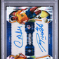 Rivaldo Cafu 2024 Panini Prizm Conmebol Copa America Dual Sign. Pulsar PSA 10