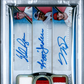 Mike Trout Nolan Ryan Reggie Jackson 2024 Topps Triple Threads Auto Mem /3 PSA 7