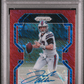 Josh Allen 2021 Panini Prizm #117 Autograph Red Shimmer 8/10 PSA 10