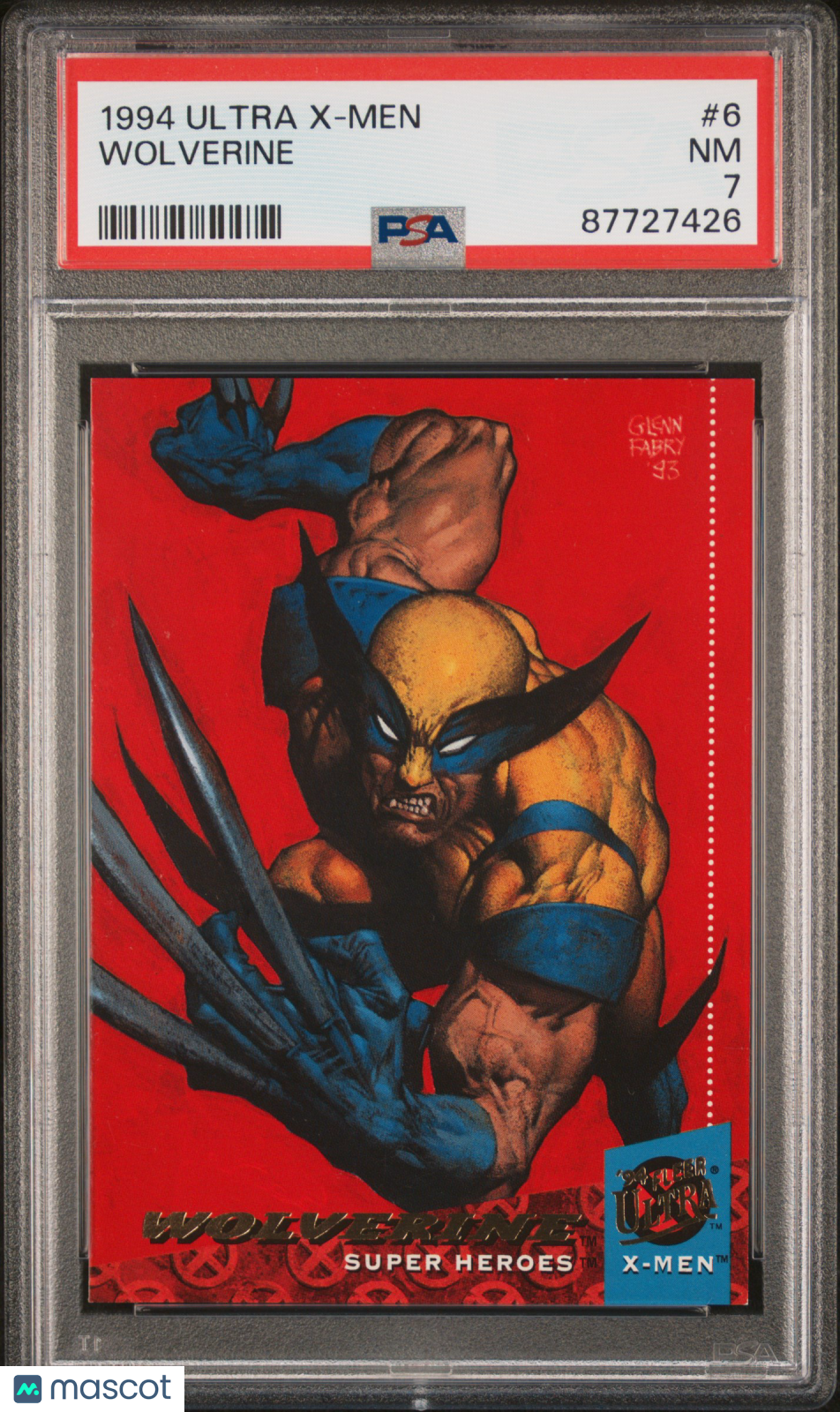 1994 Ultra X-Men Wolverine #6 PSA 7