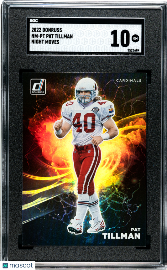 Pat Tillman 2022 Donruss #NM-PT Night Moves SGC 10