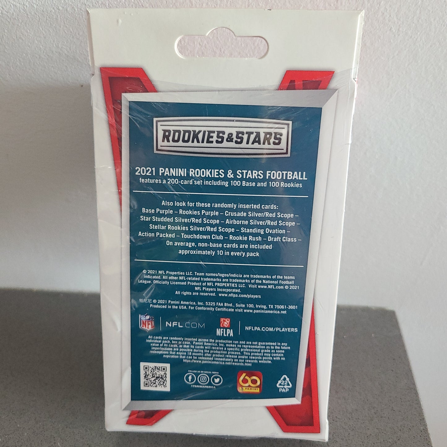 2021 Panini NFL Rookies and Stars Football Trading Card Hanger Box
