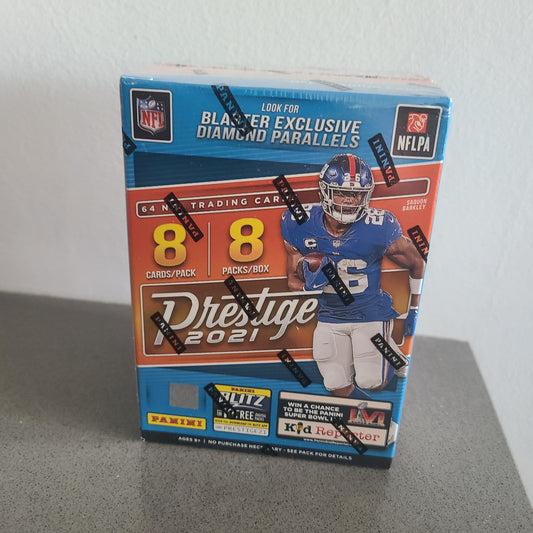 2021 Panini NFL Prestige Football Trading Card Blaster Box