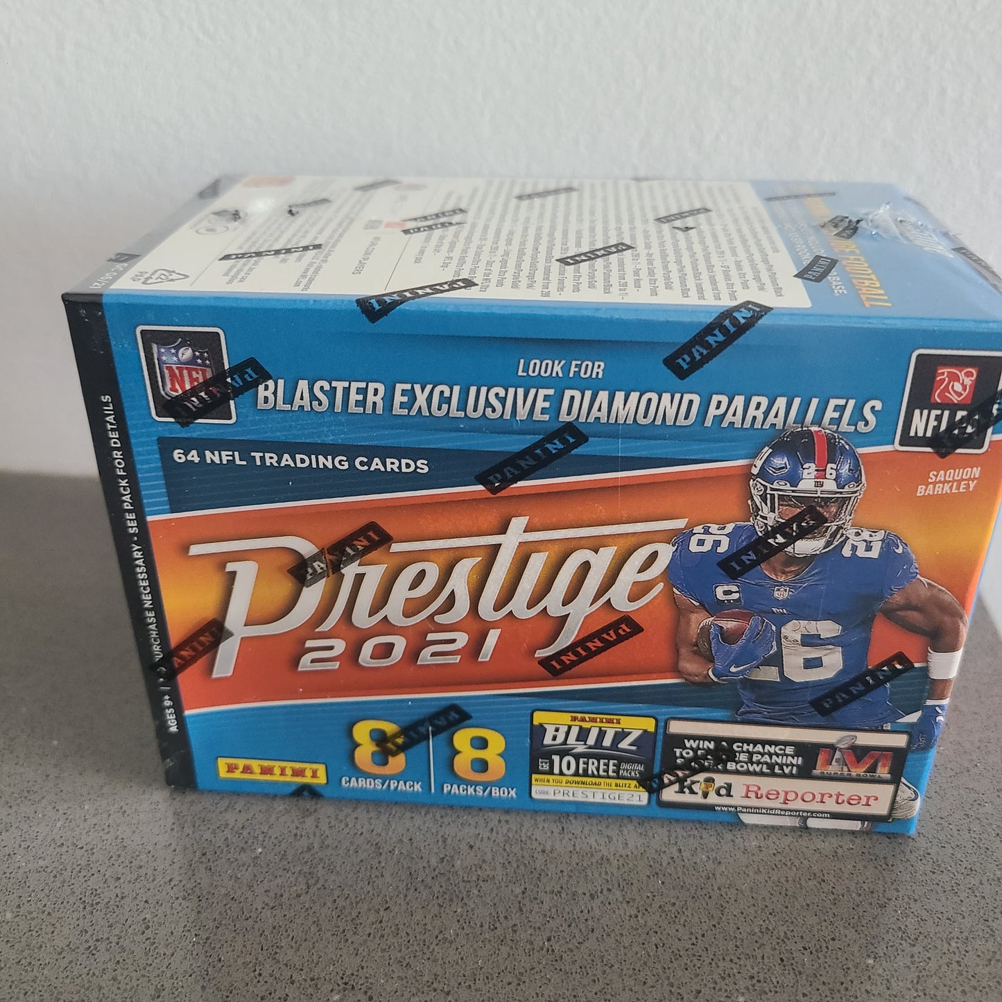 2021 Panini NFL Prestige Football Trading Card Blaster Box
